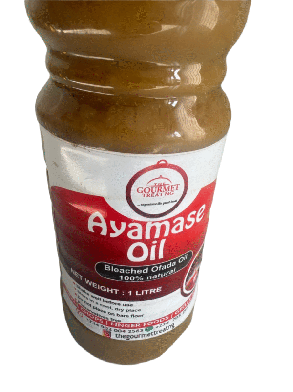 Bleached Ayamase (Ofada Oil) 1L Pure 100% Natural Flavour