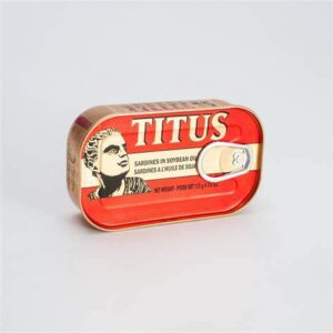 Titus Sardine in Vegetable Oil  125g