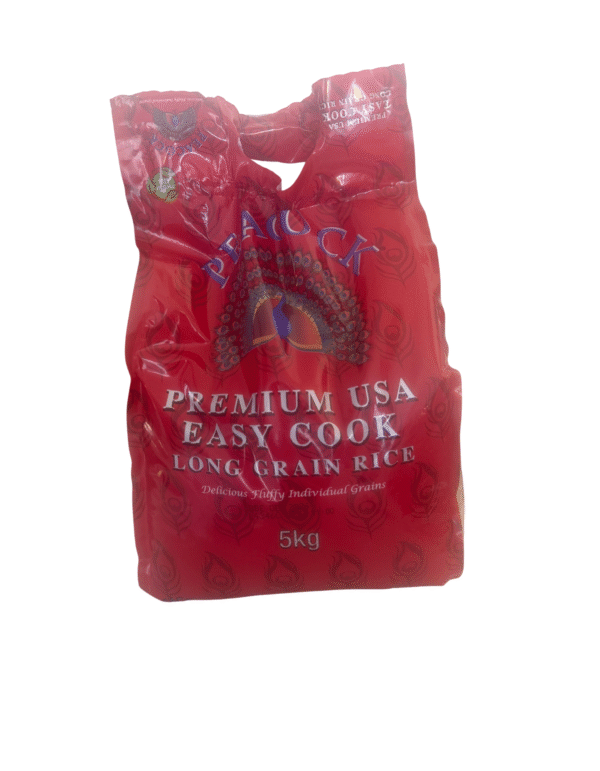 Peacock Easy Cook Rice | 5KG - Image 2