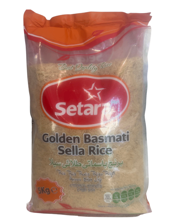 Setara Golden Sella Basmati Rice | 5Kg