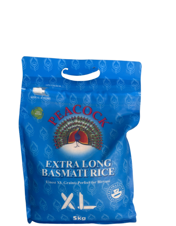 Peacock Extra Long Basmati Rice | 5KG