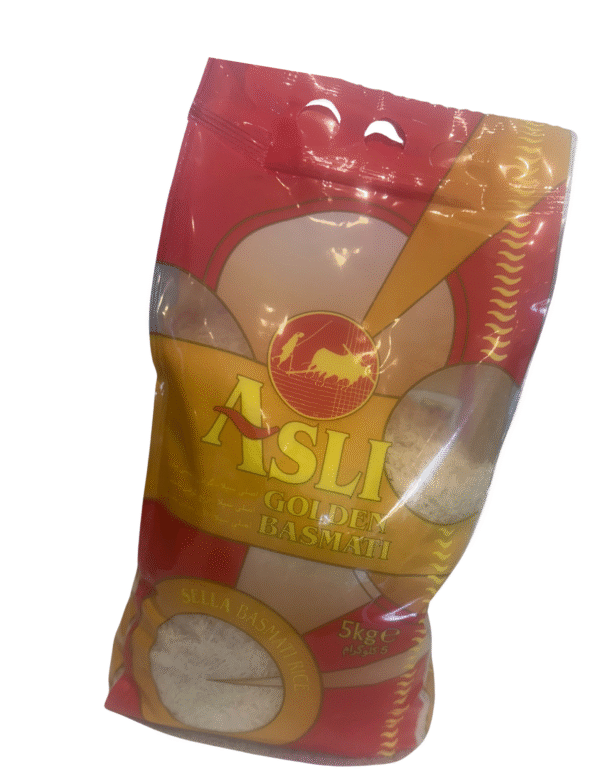 ASLI Golden Sella Basmati Rice | 5kg - Image 2